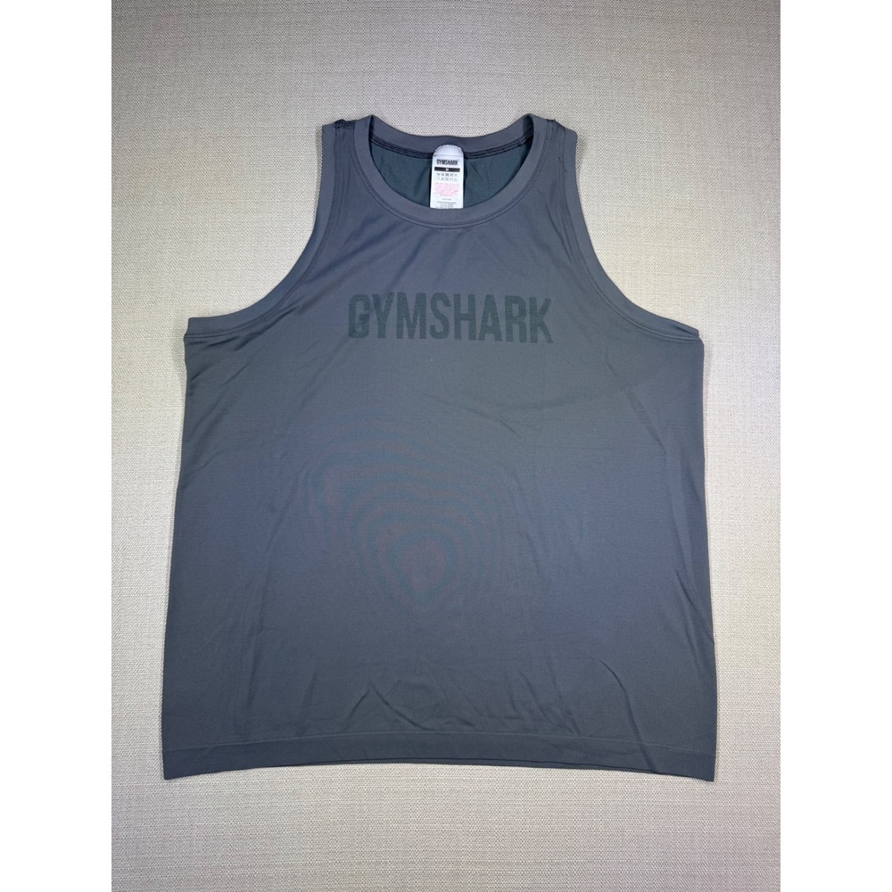 Gymshark Vital Seamless 2.0 Tank Top Charcoal Grey Womens Medium